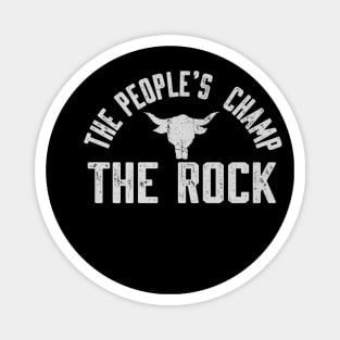 The Rock The People's Champ Logo Magnet